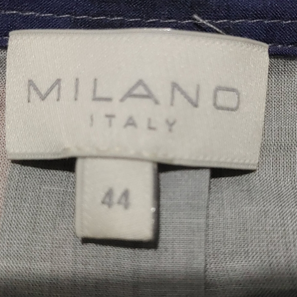 Milano Italy Long Sleeve Button Up Shirt Size 44 - Picture 8 of 9